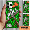 Maxcorners Double Shotgun Chevron Pull Clay Target Personalized Name Trap Shooting Phone Case