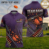 Maxcorners Trap Shooting Shattered Clay Target Shotgun Honeycomb Pattern Multiple Options Personalized Name, Team Name 3D Shirt