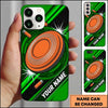 Maxcorners Orange Target Motion Blue Shooting Sports Personalized Name Trap Shooting Phone Case