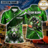 Maxcorners Bear Fierce Predator Multiple Options Personalized Name, Team Name 3D Shirt