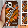 Maxcorners Silver Shotgun Typography Pull Clay Target Personalized Name Trap Shooting Phone Case