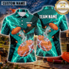 Maxcorners Skull Gothic Flame Artwork Multiple Options Personalized Name, Team Name 3D Shirt