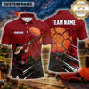 Maxcorners Clay Target Shooting Shattered Impact Multiple Options Personalized Name, Team Name 3D Shirt