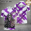 Maxcorners Darts Shirts Grim Reaper Dartboard Grunge Slash Artwork Multiple Options Personalized Name, Team Name 3D Shirt