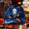 Maxcorners Ram Skull Clay Targets Clay Shooting Personalized Name 3D Cap