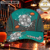 Maxcorners 12 Gauge Shell Metallic Badge Trap Shooting Personalized Name 3D Cap
