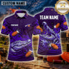 Maxcorners Clay Shooting Crossed Rifles Target Multiple Options Personalized Name, Team Name 3D Shirt