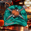Maxcorners Crossed Shotguns Clay Target Camo Clay Shooting Personalized Name 3D Cap
