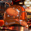 Maxcorners Exploding Orange Clay Target Trap Shooting Personalized Name 3D Cap