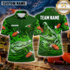 Maxcorners Clay Shooting Crossed Rifles Target Multiple Options Personalized Name, Team Name 3D Shirt