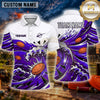Maxcorners Clay Shooting Ocean Wave Impact Multiple Options Personalized Name, Team Name 3D Shirt