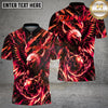 Maxcorners Bowling Eagle Thunder Claw Multiple Options Personalized Name, Team Name 3D Shirt