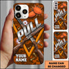 Maxcorners Double Shotgun Chevron Pull Clay Target Personalized Name Trap Shooting Phone Case