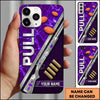 Maxcorners Silver Clay Target Shotgun Pull Clay Target Personalized Name Trap Shooting Phone Case