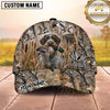 Maxcorners Dog Hunting And Duck Hunting All Over Marsh Camouflage Multiple Options Personalized Name 3D Cap