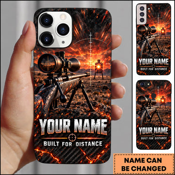 Maxcorners Long Range Shooting Built For Distance Target Design Personalized Name 3D Phone Case