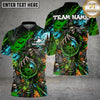 Maxcorners Bowling Grim Reaper Halloween Graveyard Multiple Options Personalized Name, Team Name 3D Shirt