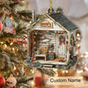 Maxcorners Fishing Cabin 2D Flat Acrylic Ornament, Fishing Ornament, Gift For Fisherman, Christmas Tree Decor