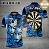 Maxcorners Darts Gothic Mask Roses Dartboard Art Multi Options Personalized Name, Team Name 3D Shirt