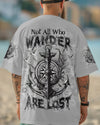 Maxcorners Not All Who Wander Are Lost Anchor Compass All Over Print LM1501