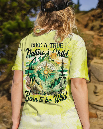 Maxcorners Like A True Nature's Child Tie Dye All Over Print LM2101