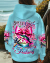 Maxcorners Just A Girl Who Love Fishing All Over Print LM1601