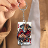 Maxcorners King of Hearts Dartboard Card 3D Keychain