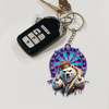 Maxcorners Royal Rebel Bear Dartboard 3D Keychain