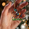 Maxcorners Polo Player Decor Christmas Ornament, Personalized Ornament 2D Flat LM2211