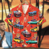 Maxcorners Personalized Classic Car Hawaiian Shirt, Food and Beverage Custom Photo Car Aloha Shirts (Up to 5 photos)