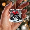 Maxcorners Hockey Goal Keeper Christmas Ornament, Personalized Ornament 2D Flat LM2211
