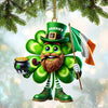 Maxcorners Custom Name Ireland Ornament, Ireland Lover Christmas Gift 2D Flat LM2111
