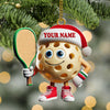 Maxcorners Custom Name Pickleball Ornament, Pickleball Lover Christmas Gift 2D Flat LM2211