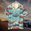 Maxcorners Personalized Classic Car Hawaiian Shirt, I May Be Old But I Got To Drive The Cool Cars, Custom Photo Car Aloha Shirts (Up to 5 photos)