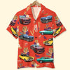Maxcorners Personalized Classic Car Hawaiian Shirt, Gift For Car Lovers, Custom Photo Car Aloha Shirts (Up to 5 photos)
