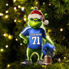 Maxcorners Custom Name Rugby Football Ornament, Rugby Football Lover Christmas Gift51 2D Flat LM2111