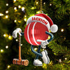 Maxcorners Custom Name Croquet Ornament, Croquet Christmas Gift 2D Flat LM2111