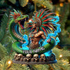 Maxcorners Custom Name Mexico Love Ornament, Christmas Gift for Mexican 2D Flat LM2111