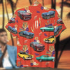 Maxcorners Personalized Classic Car Hawaiian Shirt, Gift For Car Lovers, Custom Photo Car Aloha Shirts (Up to 5 photos)
