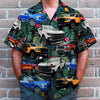 Maxcorners Personalized Truck Hawaiian Shirt, Tropical Pattern Custom Photo Truck Aloha Shirts (Up to 5 photos)