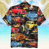 Maxcorners Personalized Hot Rod Car Hawaiian Shirt, Gift For Hot Rod Lovers, Custom Photo Car Aloha Shirts (Up to 5 photos)