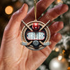 Maxcorners Hockey Christmas Ornament, Personalized Ornament 2D Flat LM2211