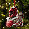 Maxcorners Custom Karate Lover Ornament, Personalized Ornament 2D Flat LM2211