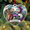 Maxcorners Custom Name Scotland Ornament, Christmas Gift for Scotland Lover 2D Flat LM2111