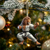 Maxcorners Lion Karate Christmas Ornament, Personalized Ornament 2D Flat LM2211