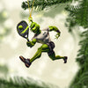 Maxcorners ELF Tennis Player Home Decor Christmas Ornament, Personalized Ornament 2D Flat LM2211