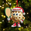 Maxcorners Custom Name Pickleball Ornament, Pickleball Lover Christmas Gift 2D Flat LM2211