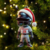 Maxcorners Custom Name and Number Baseball Ornament, Baseball Lover Christmas Gift52 2D Flat LM2111
