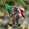 Maxcorners Custom Name Mexico Ornament, Christmas Gift for Mexico Lover 2D Flat LM2111