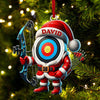 Maxcorners Custom Name Archery Ornament, Christmas Gift Decoration 2D Flat LM2211